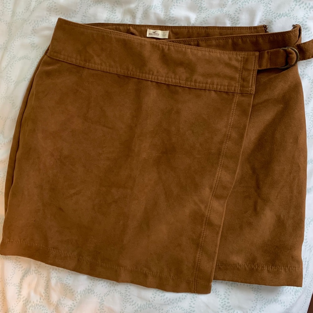 Hollister brown skirt